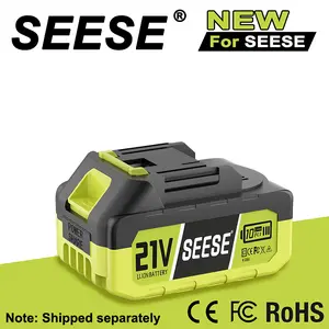 SEESE 21V Max 4.0Ah Rechargeable Lithium Battery Pack, High-Capacity Replacement Battery for SEESE 21V Cordless Power Tools – Compatible with SEESE Blowers, Car Washers, Chainsaws, and More (1 Pack) Perfect Christmas & New Year Gift Idea