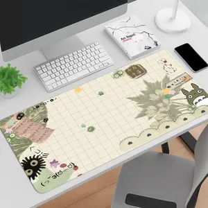[SALE UP TO 50% + FREE SHIP] RGB Anime Mouse Pad, Kawaii Studio Ghibli Inspired Desk Mat