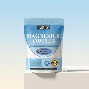Magnesium Complex 8 Essential Magnesium Supplement 1000mg Dietary-ASUO Mineral