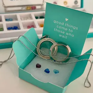 Birthstone Crystals for Living Lockets - Round or Heart Shape