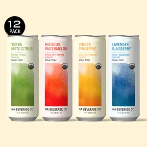 NA Social Tonic, Variety Pack, 12oz (12 pack)