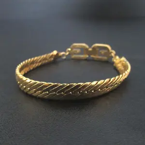 Pre-owned Givenchy Brass Small Leather Goods Vintage Bracelet