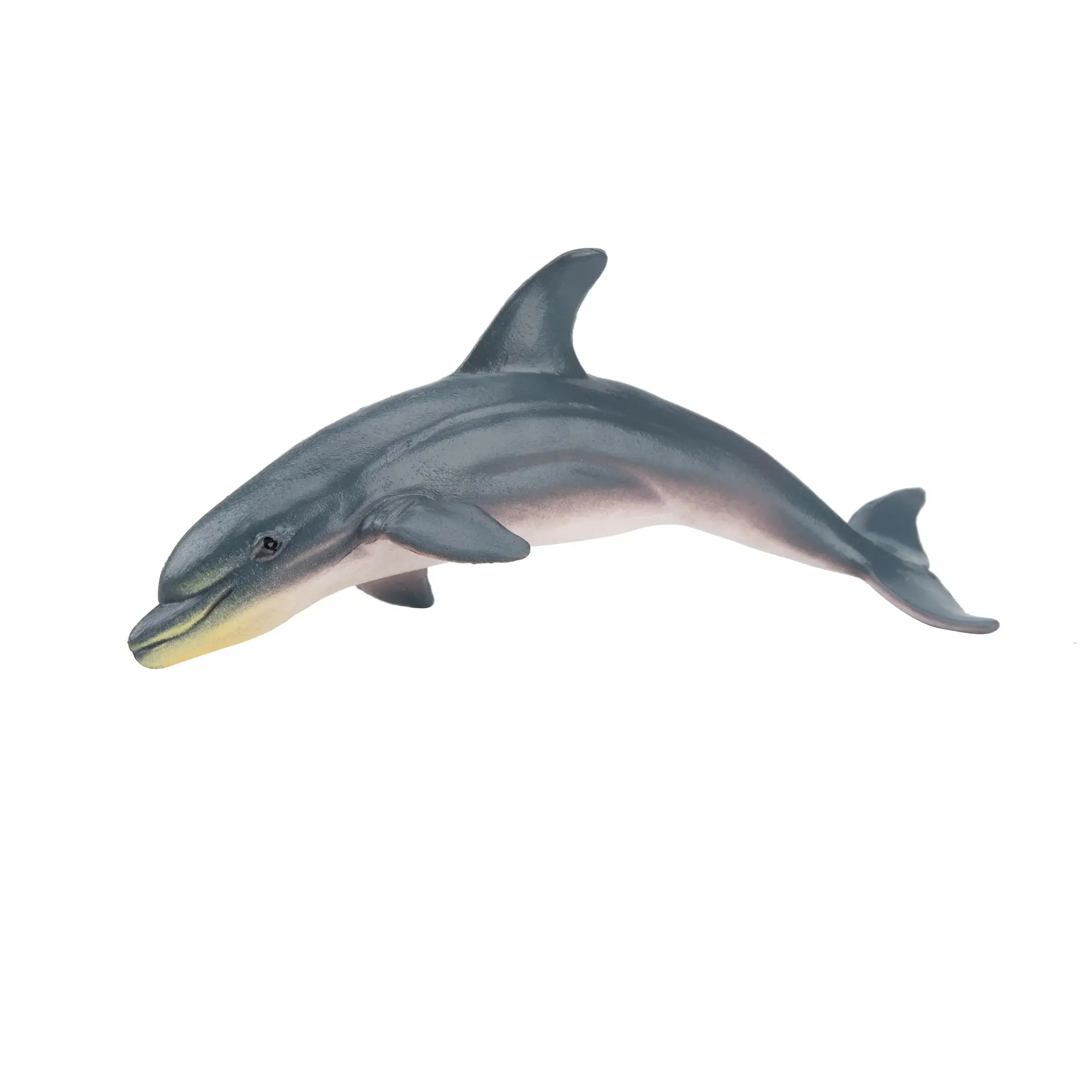 Toymany Hand-Painted Mini Dolphin Figurine - Realistic Aquatic Animal Model Kids Toys, Ideal for Early Education, Montessori Sensory Play, Cake Decor, Desk & Home Accents, Thoughtful Gifts, Collectibles