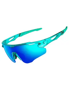 Cycling Sunglasses, Polarized Sunglasses, Outdoor Sports Sunglasses for Men & Women, UV400 Protection Bicycle Eyewear, MTB Road Bike Eyeglasses