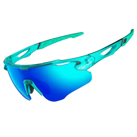 Cycling Sunglasses, Polarized Sunglasses, Outdoor Sports Sunglasses for Men & Women, UV400 Protection Bicycle Eyewear, Mountain Bike Glasses, MTB Road Bike Eyeglasses