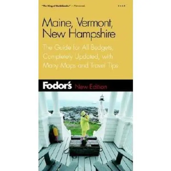 Used Fodor's Maine, Vermont, and New Hampshire 7th Edition Travel Guide - Good Book for Travelers, Full Color, Expanded Coverage, All-Budget Focus, Completely Updated, Many Maps, Travel Tips (English Paperback)