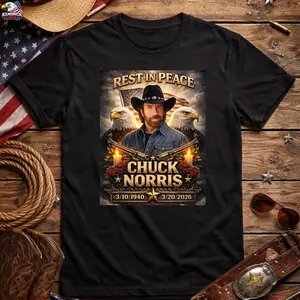RIP Chuck Norris Shirt, Western Legend Shirt, Chuck Norris Memorial T-Shirt, Sweatshirt, Hoodie, Gift for fan
