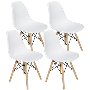 Segawe 4pcs Dining Chair Mid Century Modern for Kitchen Dining Bedroom Living Room,summerwins