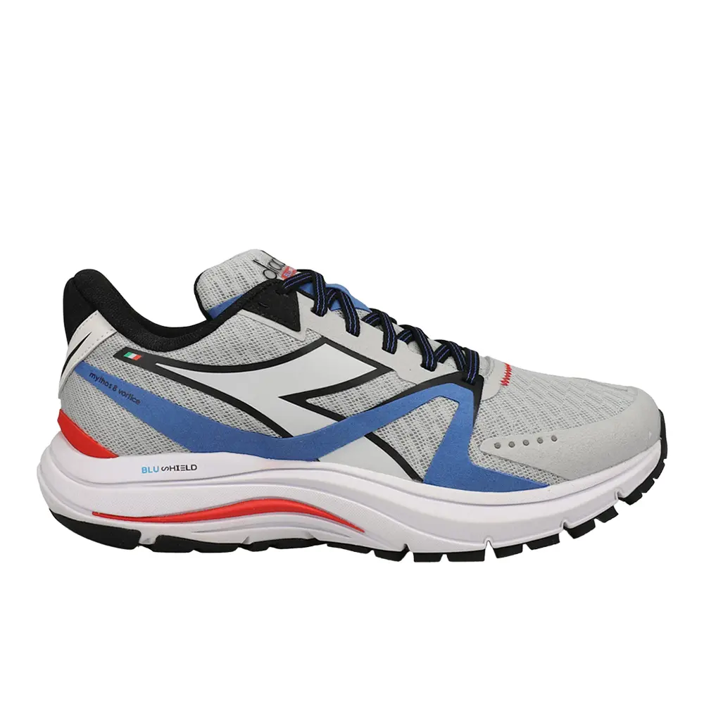 diadora Mens Mythos Blushield 8 Vortice Running Sneakers Shoes - Grey