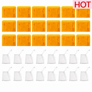 Lemon Turmeric Kojic Acid Soap Bar, Natural Facial Cleanser for Face & Body, Deep Cleansing, Nourishes Dry Skin, Moisturizes for Radiant Glow
