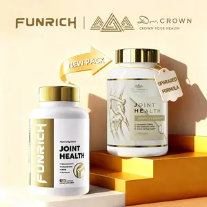 Dr. CROWN Joint Health Supplement for Women & Men with Glucosamine, Chondroitin, MSM & Turmeric - 120 Capsules