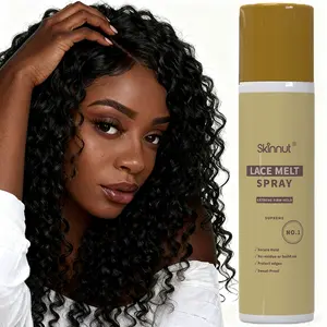 Lace Melting & Holding Spray Glueless Adhesive for Wigs Lace Bond Adhesive Spray for Front Wig Install Lace Melt Spray Gentle on Skin Natural Invisibility  lace melting spray hairspray