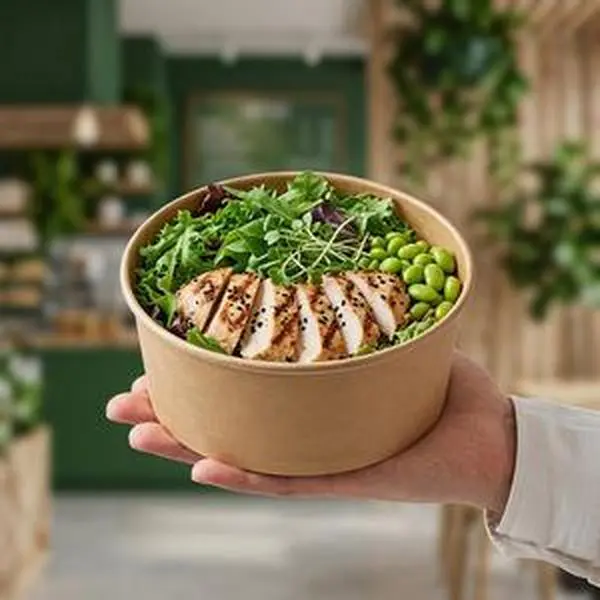 50PCS Disposable Heavy-Duty Kraft Paper Takeout Boxes, Large-Capacity Leak-Proof Containers for Salads, Meals, Party Picnic & Catering, Eco-Friendly Home Supplies Tableware
