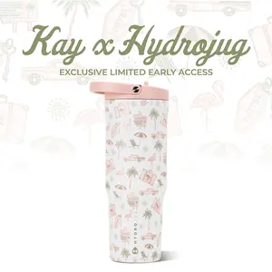 HydroJug Sport | Portable Leak-Proof Water Bottle with Flip Straw & Handle