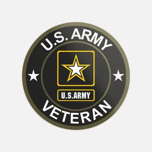 US Army Veteran Military Vinyl Sticker Decal