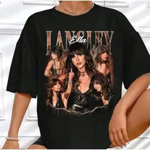 youth & Adult #   Ella Langley Bootleg Tee – 90s Retro Country Singer Graphic T-Shirt, Unisex Cotton T-Shirt, Menswear, Womenswear
