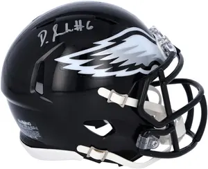 DeVonta Smith Philadelphia Eagles Autographed Riddell 2022 Alternate Speed Mini Helmet - Fanatics Authentic Certified