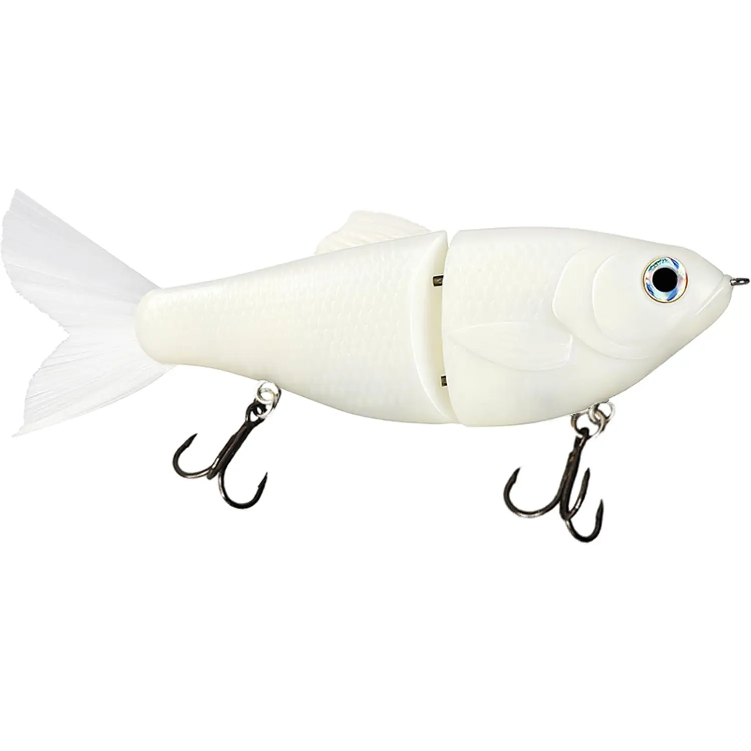 Glass minnow bass lure, Glide Bait Slow Sinking Fishing Lure for Big Bass, Musky, Striped Bass & More Artificial Lures 6.46inch/2.15oz