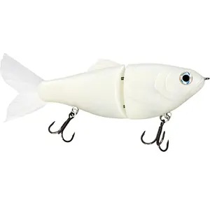 Glass minnow bass lure, Glide Bait Slow Sinking Fishing Lure for Big Bass, Musky, Striped Bass & More Fishing Tackle 6.46inch/2.15oz