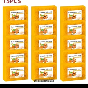 Turmeric Kojic Acid Facial Soap - Gentle Cleansing Daily Skincare Face Cleanser (Beauty & Personal Care)