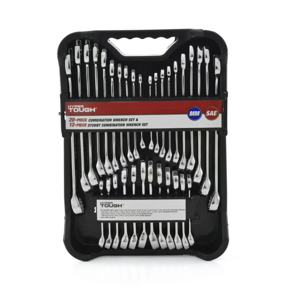 Hyper Tough 32-Piece Combination Wrench Tool Set, Hand Tools