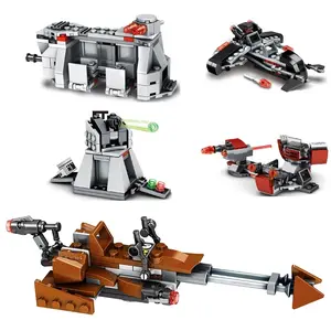 MOC X Fighter Building Blocks Cars Kit, Classic Creative Assembling Bricks, Educational Kids Toys for Children Gift