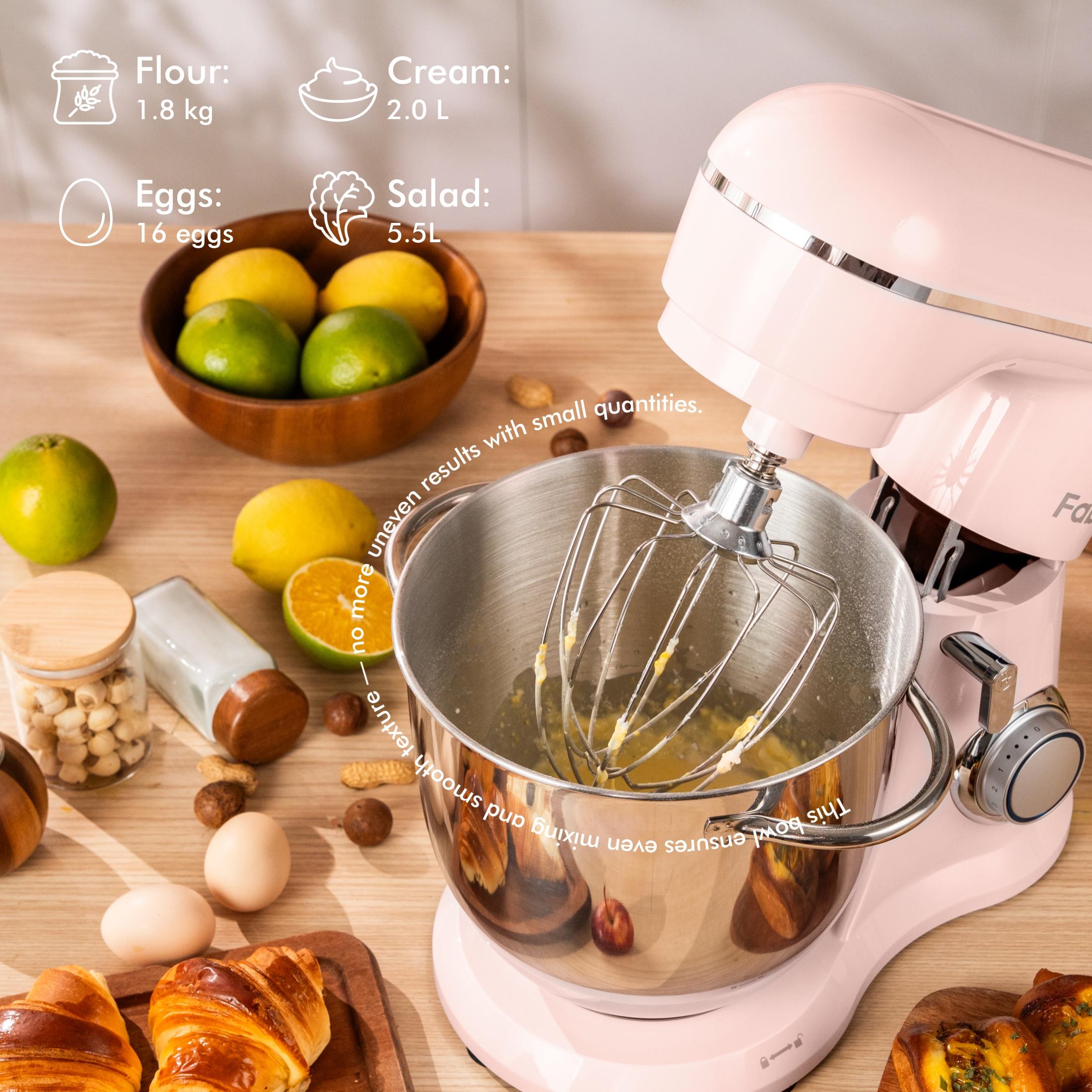 3.5QT/6.5QT Stand Mixer, 10-Speed Tilt-Head Electric Stand Mixer, 3-In-1 Kitchen Mixer with Bowl, Dough Hook, Whisk and Beater, Food Mixer for Baking, Cake and Most Home Cooks