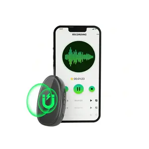128GB(1680 Hour) Digital Voice Recorder, Magnetic Audio Activated Recorder With Playback, AI-Triple Noise Reduction And Compatible With Smart Cell Phone/PC For Meetings, Interviews, Lectures