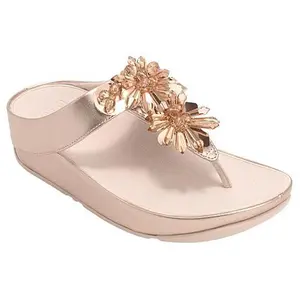 FitFlop Rumba Starburst Bead Metallic Toe-Post Sandal