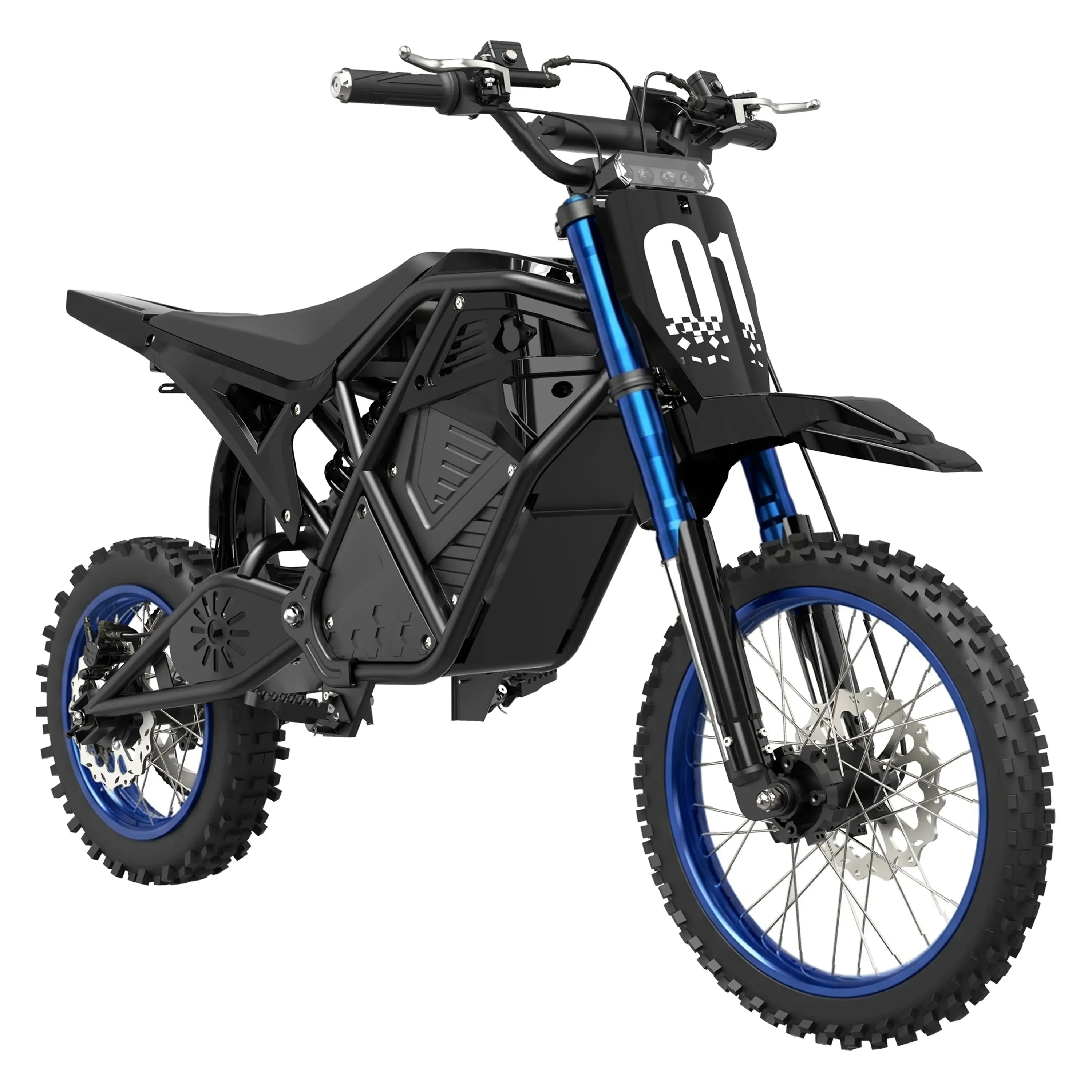 Electric Dirt Bike for Teens Adults, 3500W Peak Moto with 48V 21Ah Battery, 37MPH, 45Miles Range, 14"/12" Fat Tires Bicycle