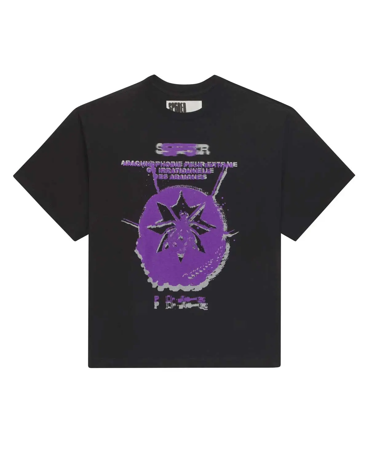 Sp5der France Blur Tee Black