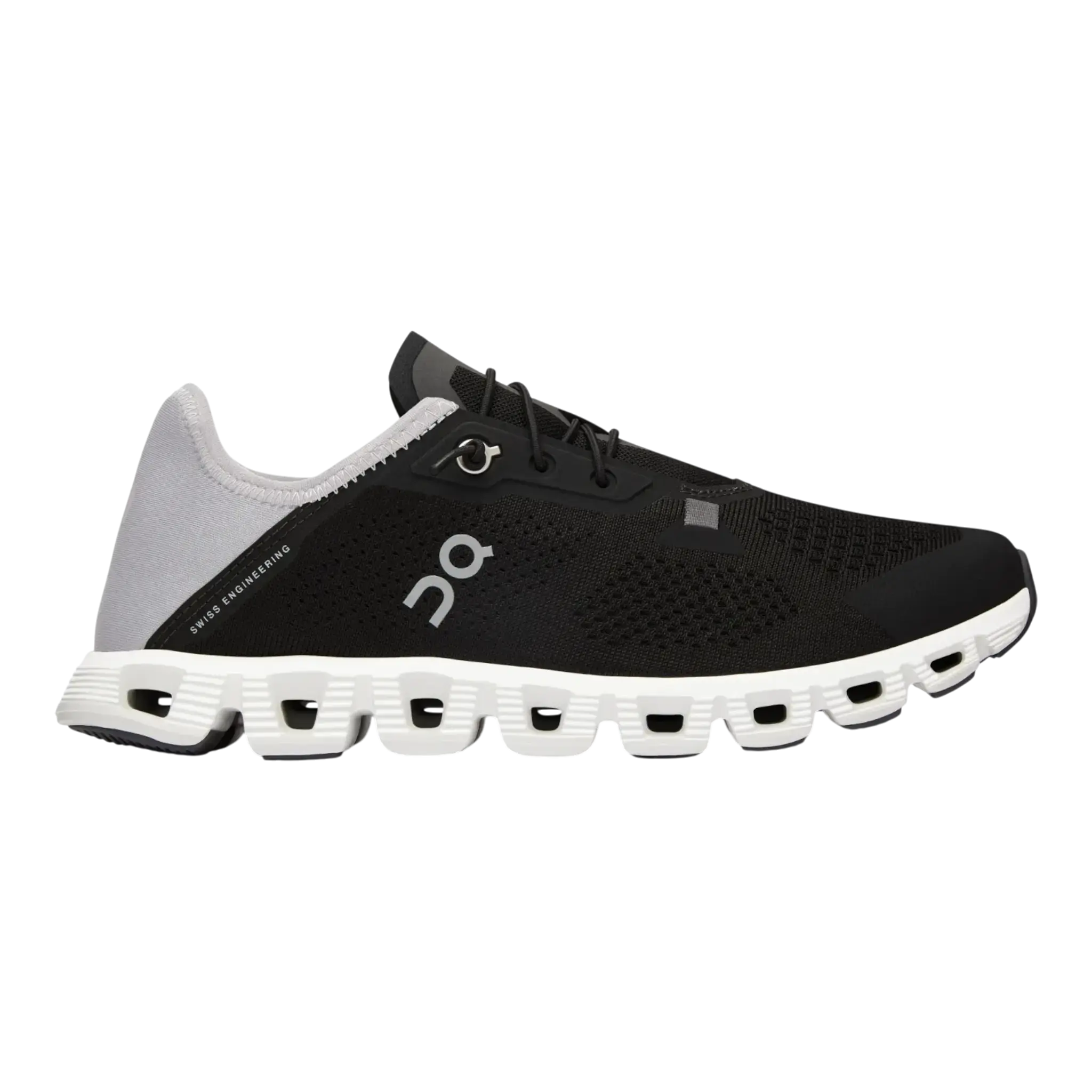 On Cloud 5 Coast Shoe in Black/Shadow Mesh | Men's