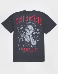 RIOT SOCIETY Geisha Mens Heavyweight Tee