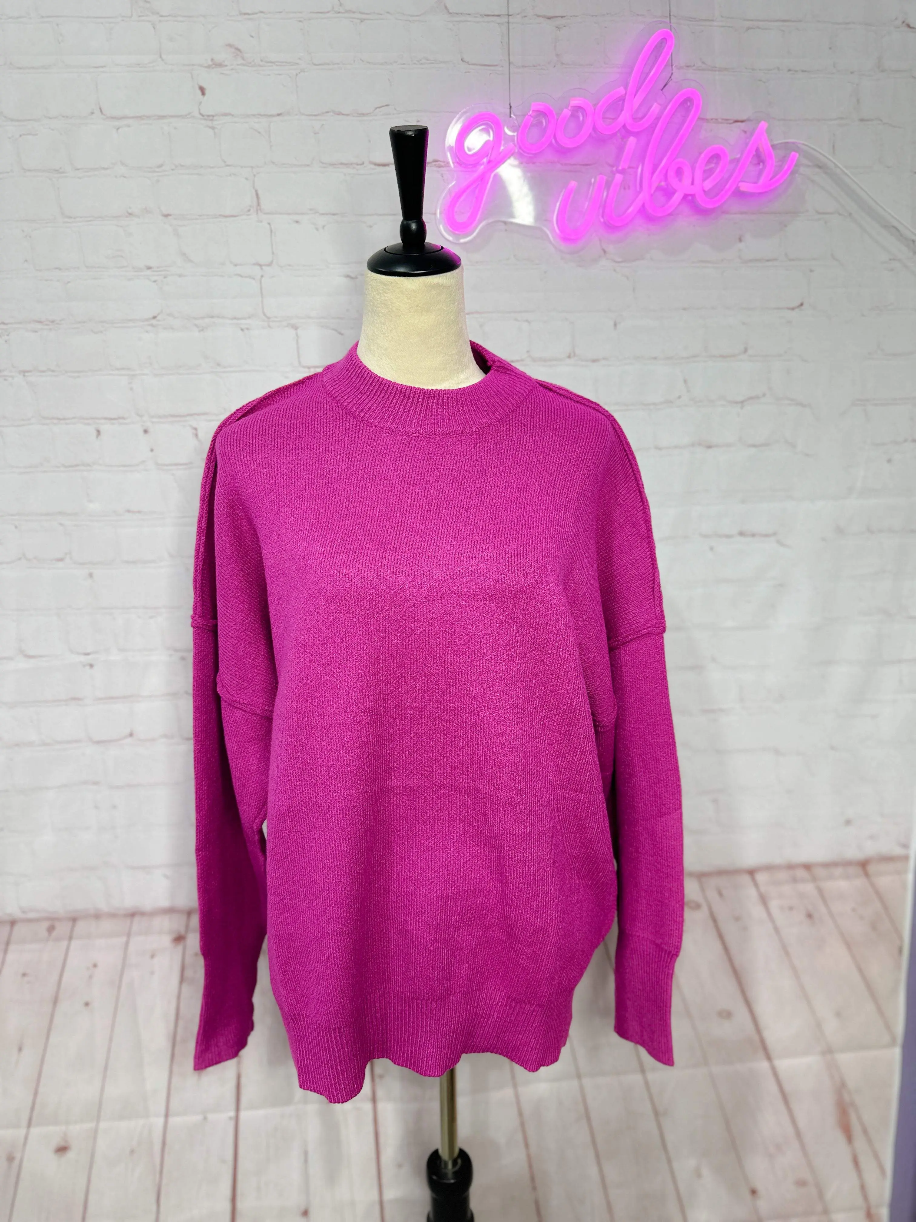 Sugarcoated Pink Sweater