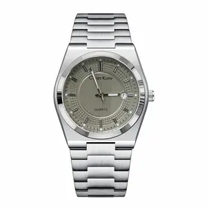 Men's Modern Water-Resistant Analog Fashionable Quartz Watch - Round Luminous Dial, Casual Refined Versatile Timepiece for Parties, Everyday Wear - Includes Gift Box, Modern Quartz Watches