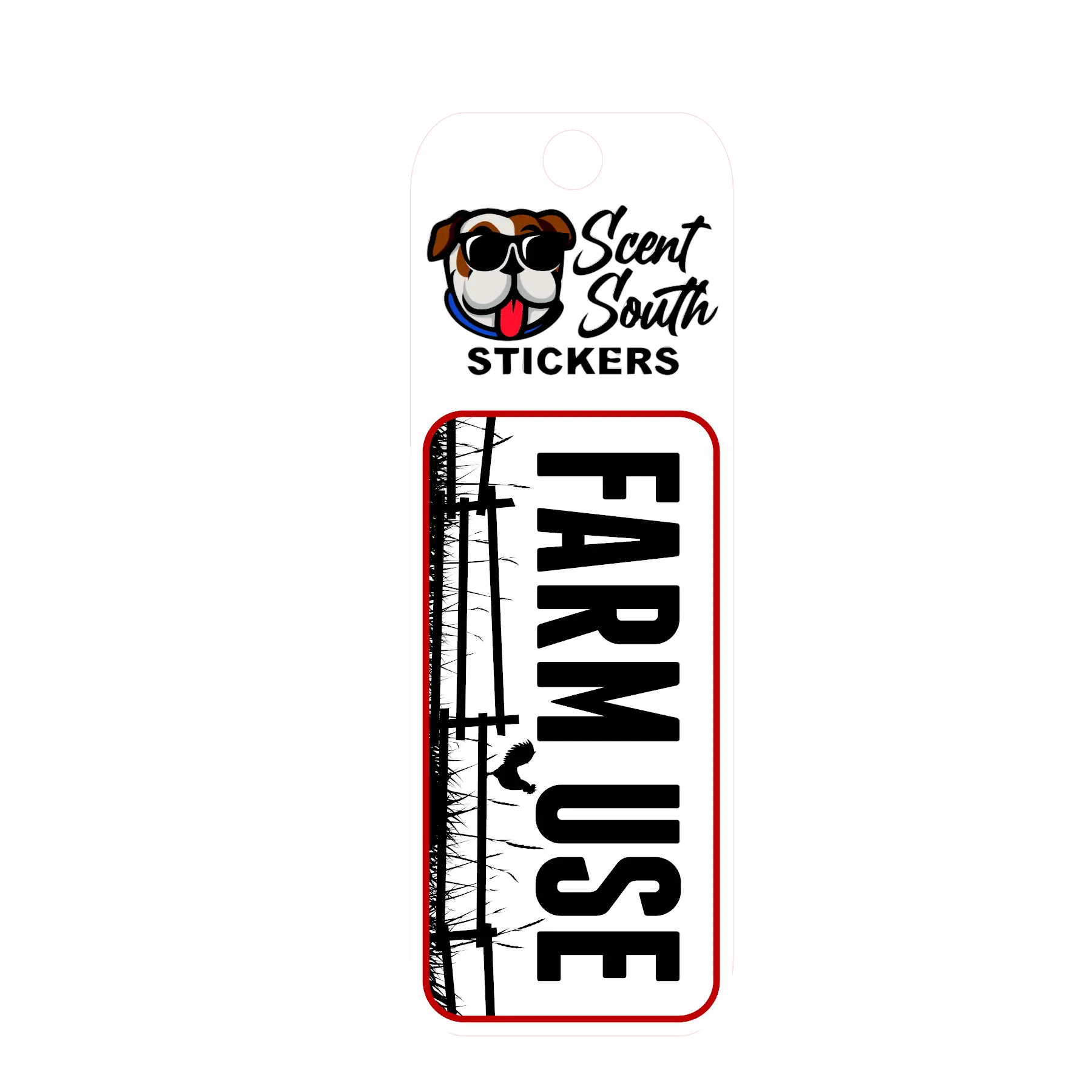 Farm use - sticker