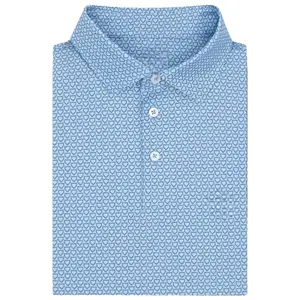 The Home Plate Polo Men's Short Sleeve Performance Polo - Baby Blue, Master Golf Shirt, Golf Polo Shirt, Polo Golf 3D, Style 3D Golf, Gift For Men