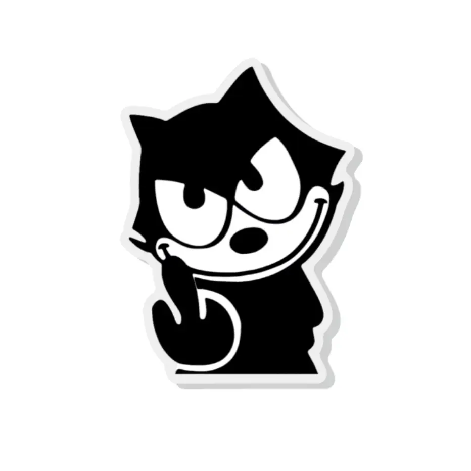 Gato acrylic pin