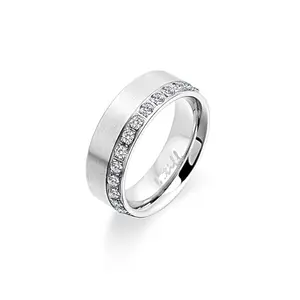 RG118W B.Tiff Offset Row Wide Eternity Ring