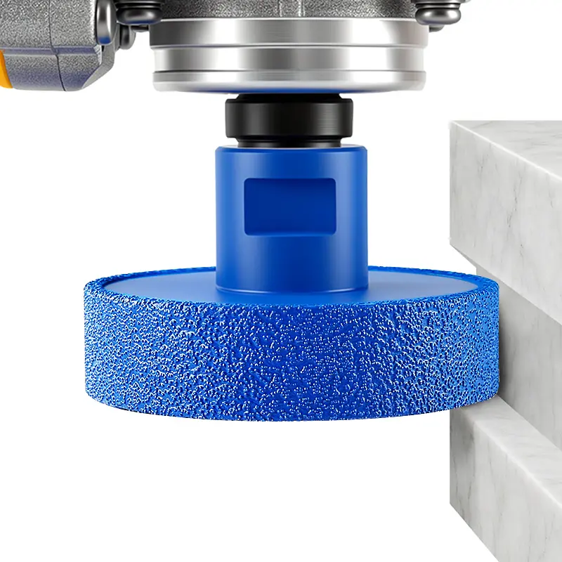 LOZLIN Diamond Grooving and Edge Profiling Wheel for Stone, 10mm/20mm, 5/8"-11 Thread for Angle Grinders, Granite, Marble and Quartz Countertop Shaping