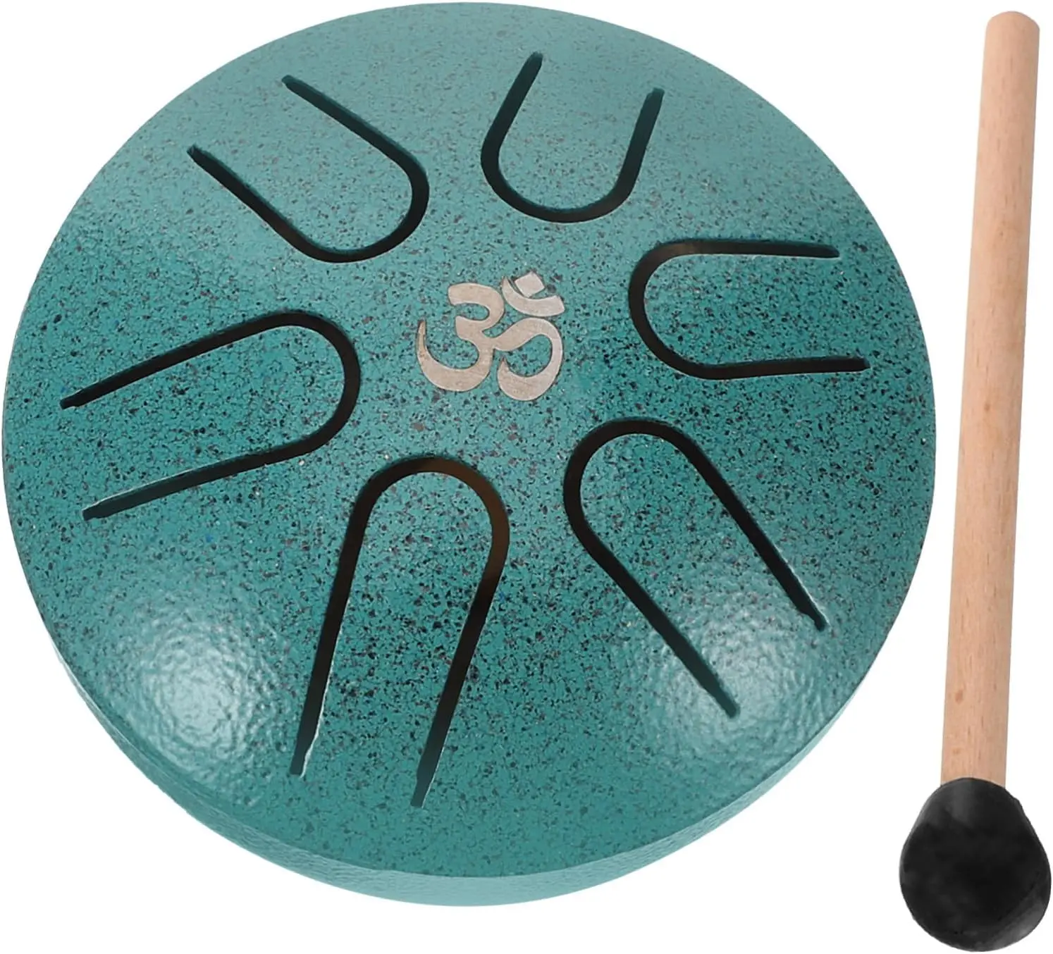 Mini Steel Tongue Chakra Drum Portable Ethereal Drum for Meditation Yoga Music Education & Beginner Kids Instrument 6 Notes Easy Learning Stylish Design