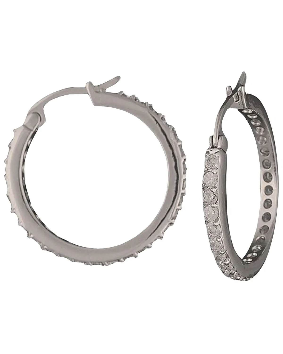 Montana Silversmiths Women's Women'S Cubic Zirconia Hoop Earrings - Er2237