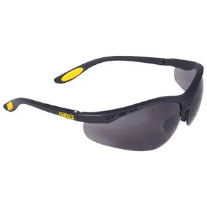 DeWalt Reinforcer Rx Safety Reading Glasses with Gray Lenses