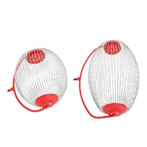 Nut Gatherer Stainless Steel Wire Nut Collector Picker Upper Roller Fruit Picker for Toy Ball Acorns Pecans