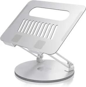 Ergonomic Laptop Stand for Desk 360° Adjustable Notebook Holder Compatible with MacBook Air Pro Dell HP Lenovo 10-15.6 Inch