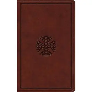 USED Book - ESV Value Thinline Bible (Trutone, Brown, Mosaic Cross Design) by ESV Bibles (Imitation Leather) - english