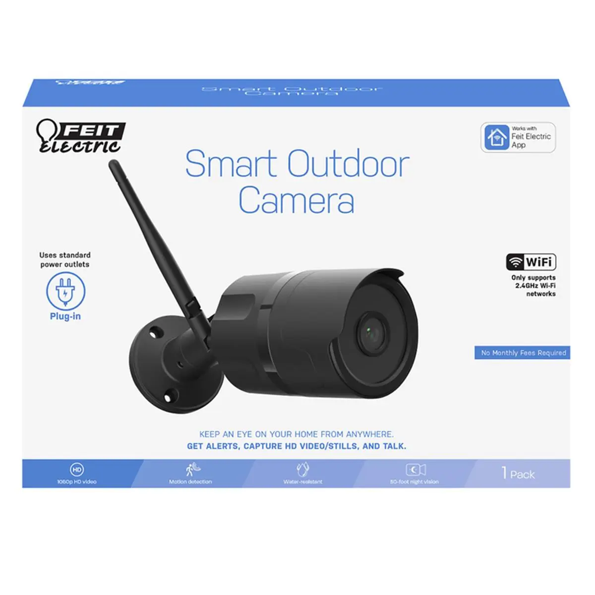 Feit Electric  Wi-Fi Wall Mount Smart Wi-Fi Camera