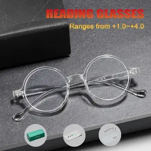 FYTOO Blue Light Reading Glasses Set | Full Rim TR Frame + 3 Accessories | Retro Boho Unisex Design | Feather-Light All-Day Comfort | Perfect Gift for Parents 80730TM&LH