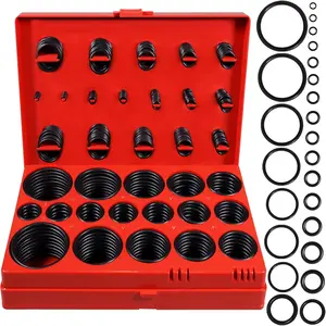 XBVV 419PCS Metric O-Ring Kit – 32 Sizes Buna-N 70A Rubber O-Ring Assortment for Automotive, Plumbing & Sealing Repair