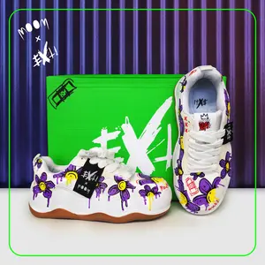 m00m x EXTi Custom Sneakers | 1-of-1 Mystery Art Shoes | Limited Edition Collab